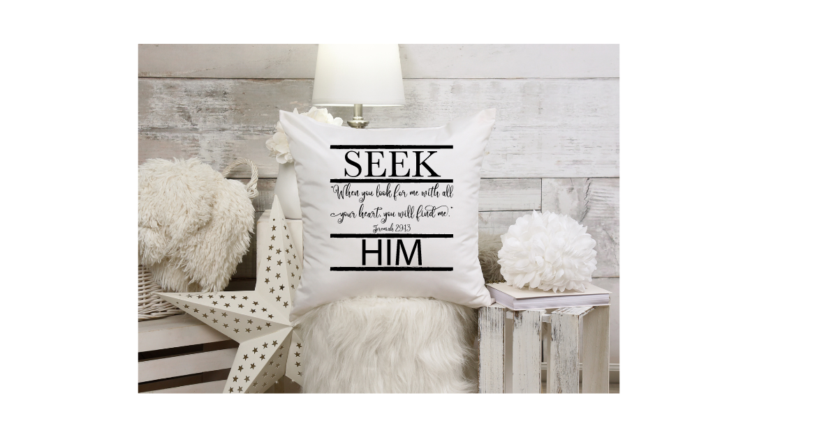 Seek Him SVG