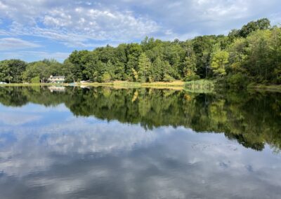 The pond at Scotrun campground