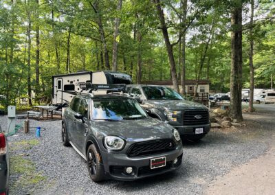Campsite at Scotrun Resort in the Poconos, PA