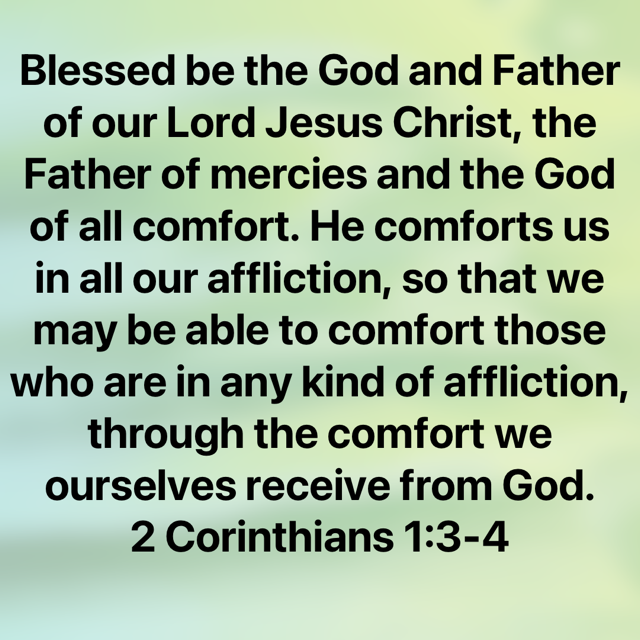 2 Corinthians 1: 3-7 Bible Verse