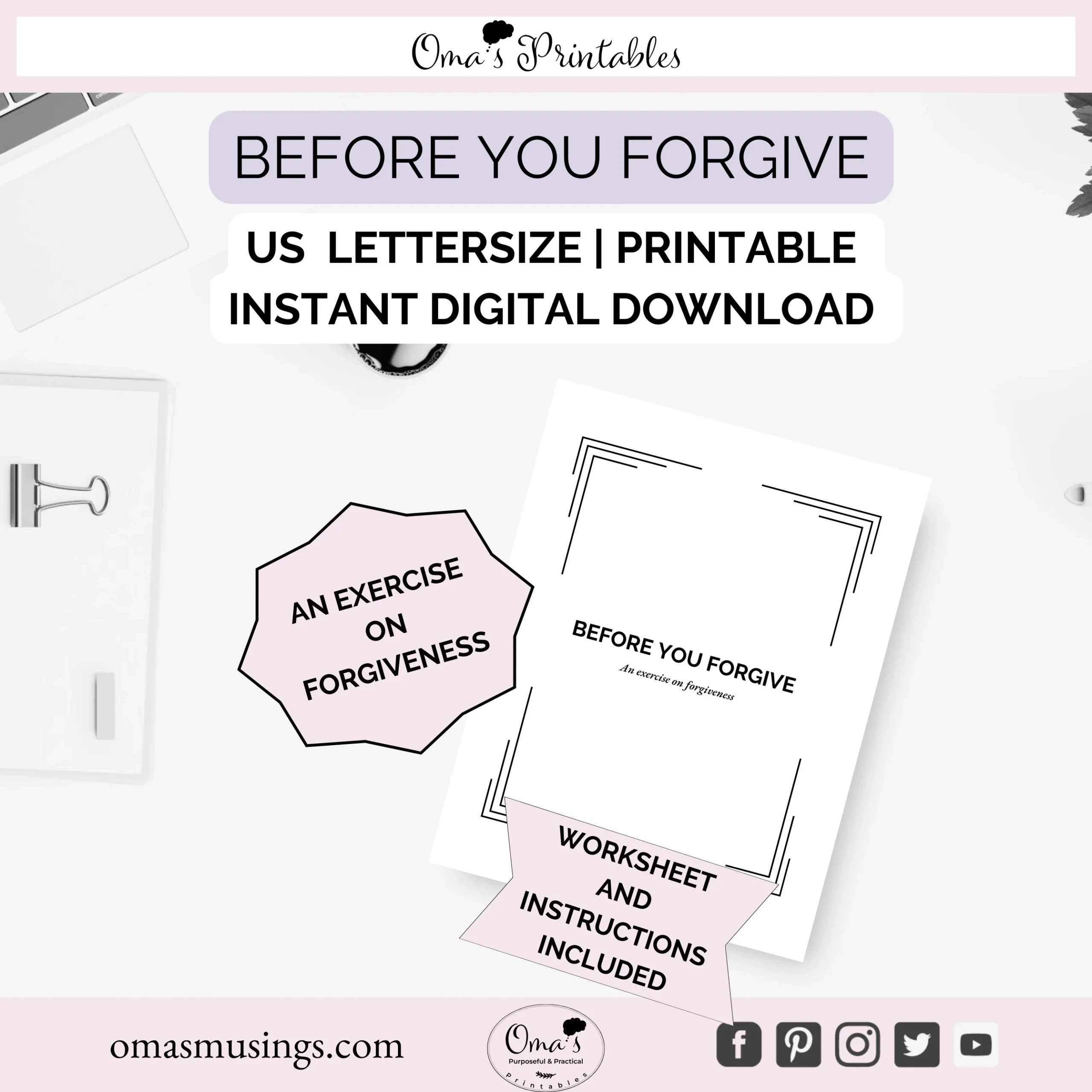 Before You Forgive Journal