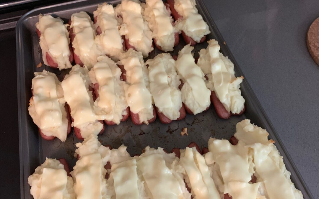 Make Stuffed Hotdogs with your Leftover Mashed Potatoes