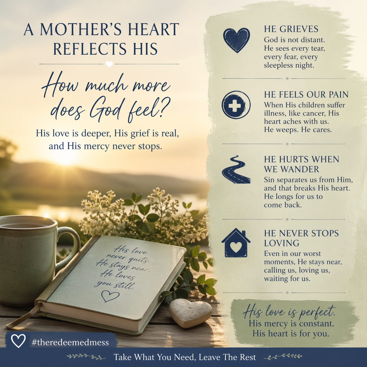 A Mother's Heart Reflects His